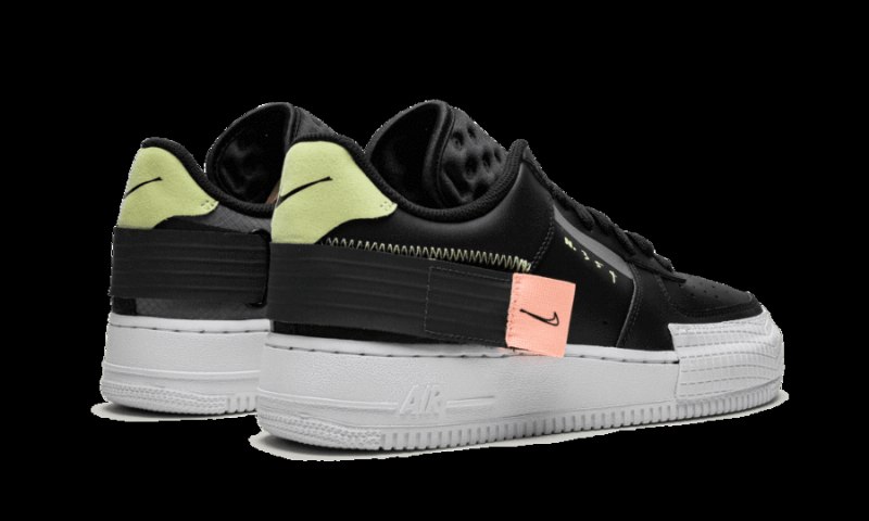 Air Force 1 Low Drop Tyyppi Musta