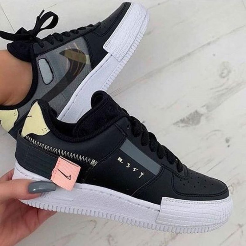 Air Force 1 Low Drop Tyyppi Musta