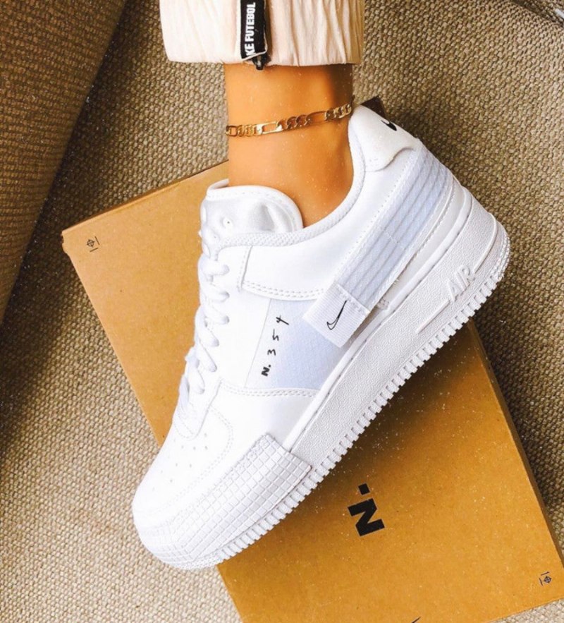 Air Force 1 Low Drop Tyyppi Triple Valkoinen