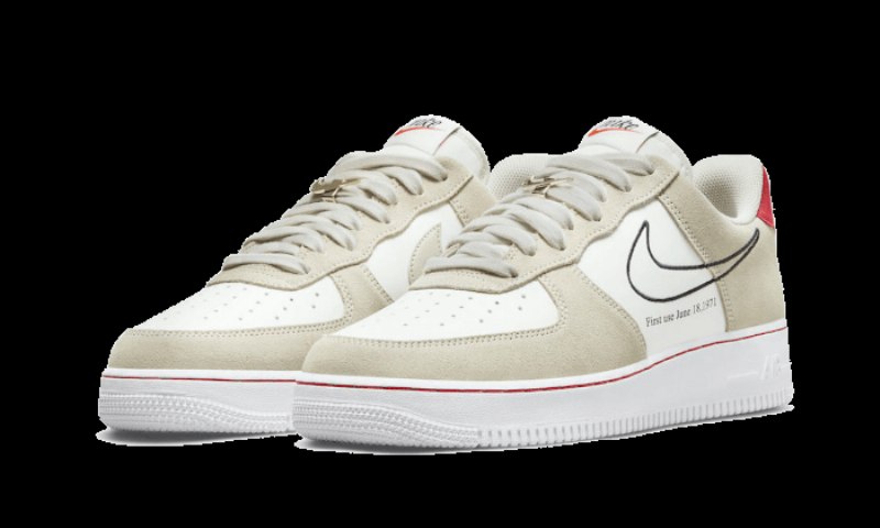 Air Force 1 Matala Ensimmäinen Käyttö Vaalopurje Punainen