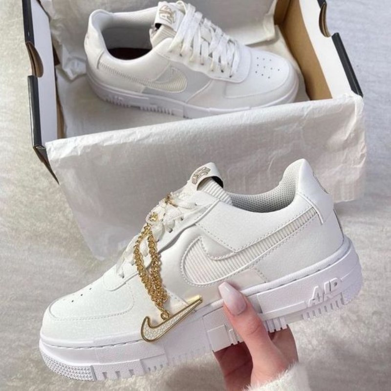 Air Force 1 Matalapikselin Harmaa Kulttaketju