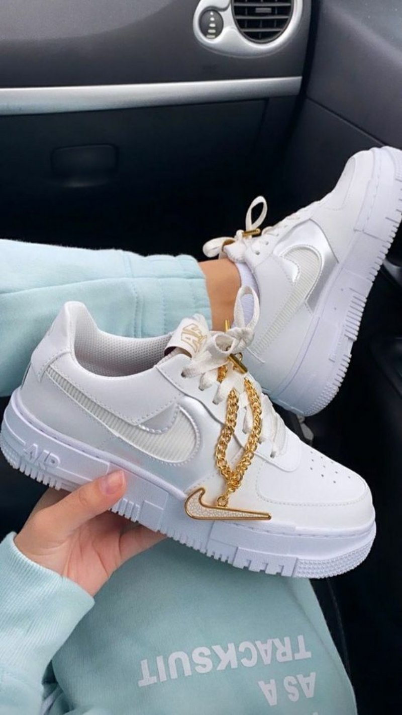 Air Force 1 Matalapikselin Harmaa Kulttaketju