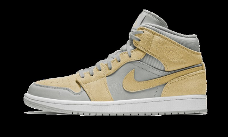 Air Jordan 1 Keskeiset Teksturit Keltainen