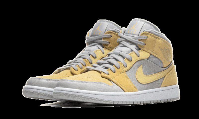 Air Jordan 1 Keskeiset Teksturit Keltainen
