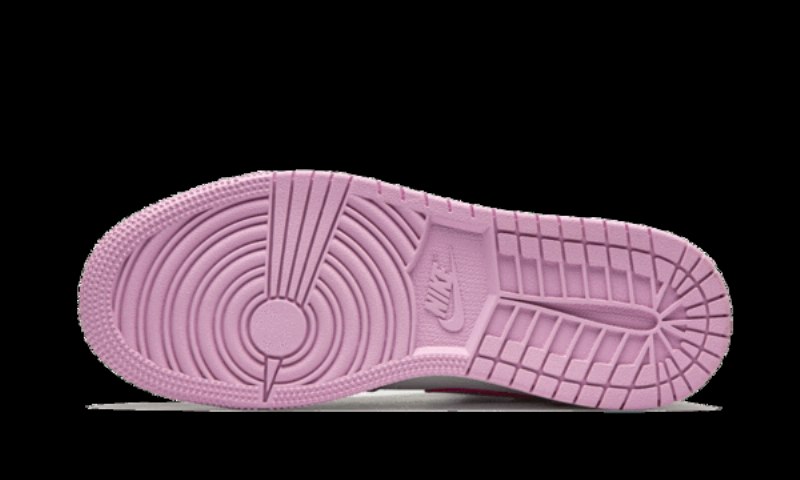 Air Jordan 1 Keskinvalkoinen Musta Vaalea Arktinen Pinkki