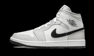 Air Jordan 1 Keskinvalkoinen Vaaleen Savuharmaa