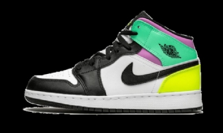 Air Jordan 1 Keskipastellinen Musta Toe