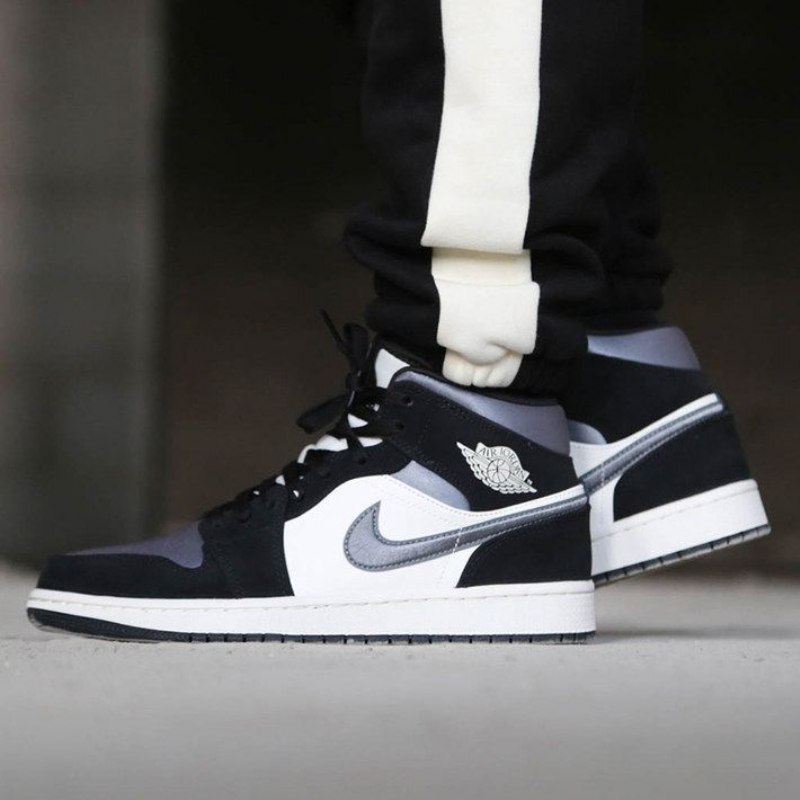 Air Jordan 1 Keskipatinin Harmaa Toe
