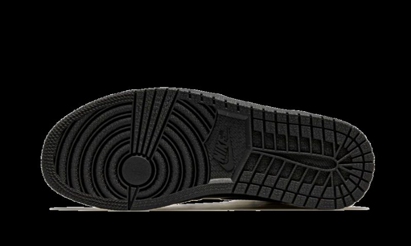 Air Jordan 1 Korkea Musta Metallikulla
