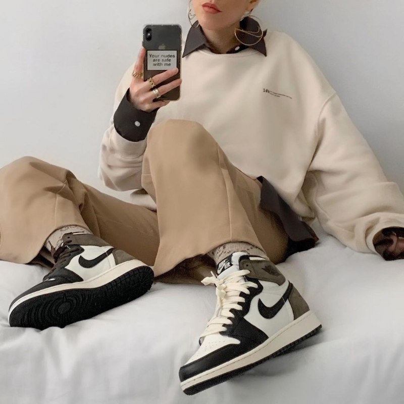 Air Jordan 1 Korkea Tumma Mocha