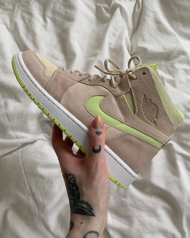 Air Jordan 1 Korkea Zoom Air cmft Lemon Twist