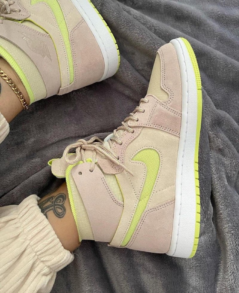 Air Jordan 1 Korkea Zoom Air cmft Lemon Twist
