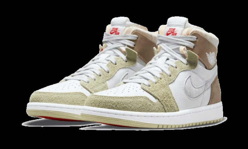 Air Jordan 1 Korkea Zoom Air cmft Olive Aura