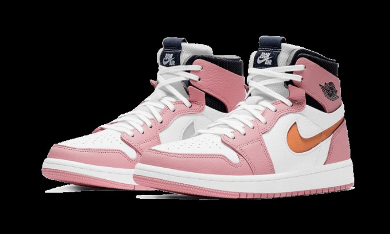 Air Jordan 1 Korkea Zoom Air cmft Pink Glaze