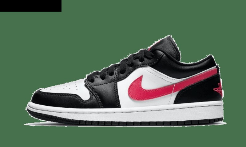 Air Jordan 1 Low Black Siren Punainen