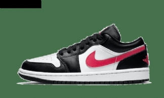 Air Jordan 1 Low Black Siren Punainen