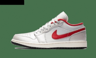 Air Jordan 1 Low Brushstroke Swoosh Black