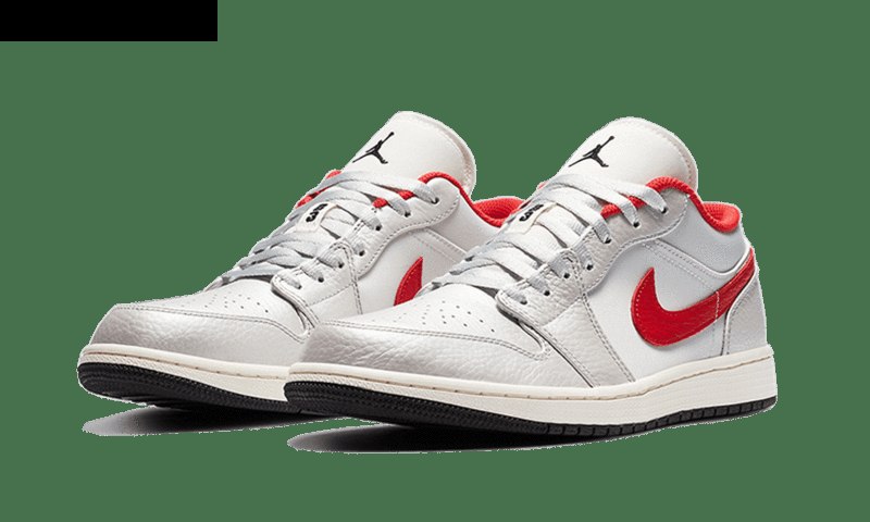 Air Jordan 1 Low Brushstroke Swoosh Black
