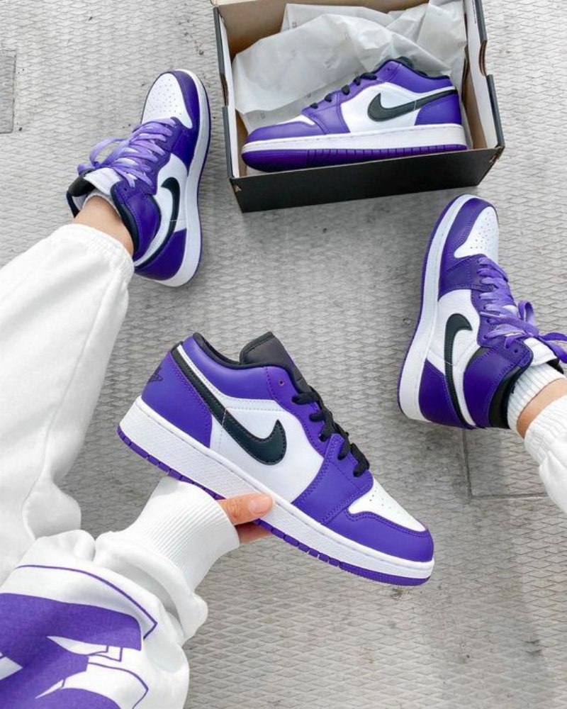 Air Jordan 1 Low Court Purple