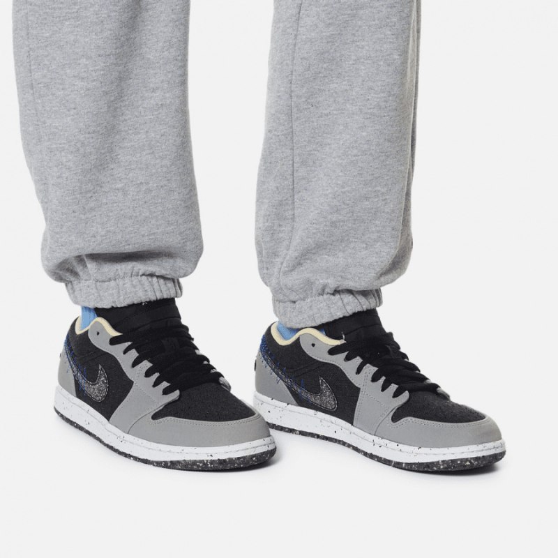 Air Jordan 1 Low Crater Black Gray