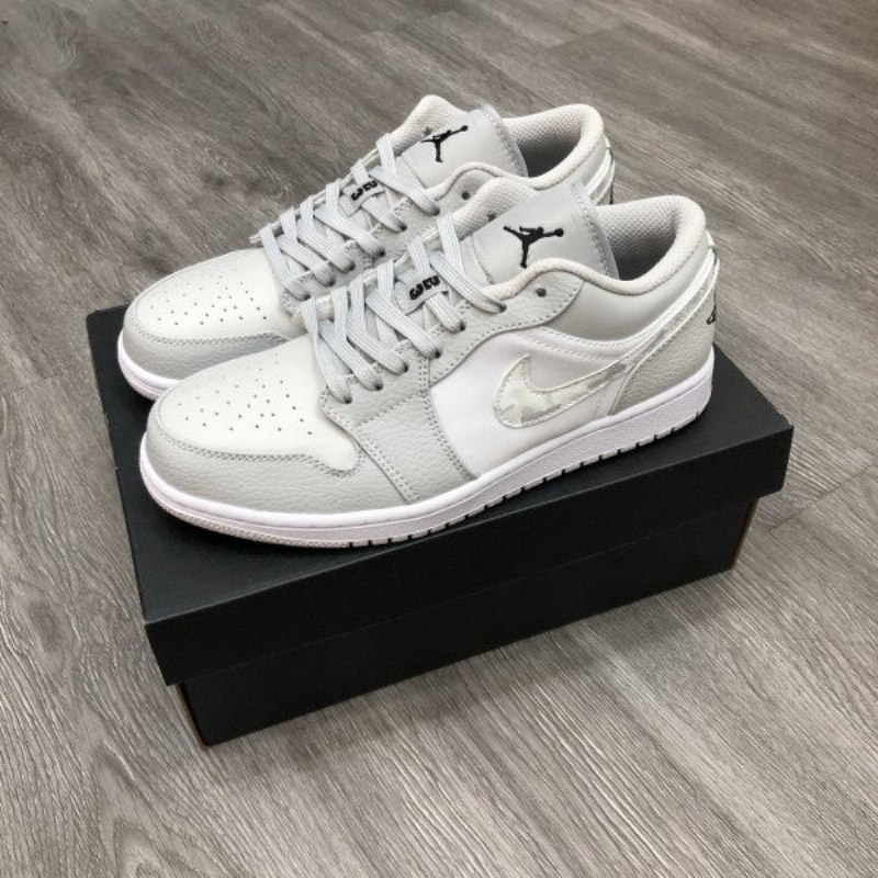 Air Jordan 1 Low Gray Camo