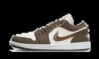 Air Jordan 1 Low Se Vaalea Oliivi