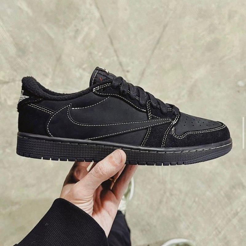 Air Jordan 1 Low Travis Scott Black Phantom
