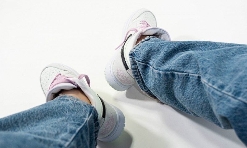 Air Jordan 1 Low Vain Vihreä