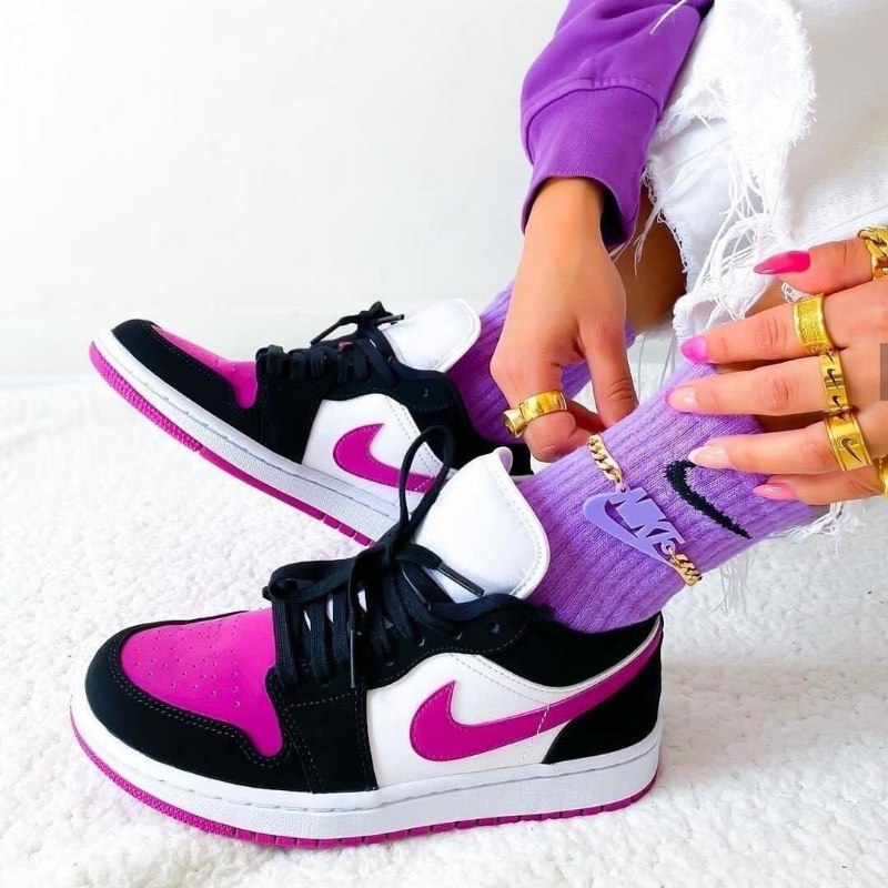 Air Jordan 1 Matala Musta Kaktuskukka