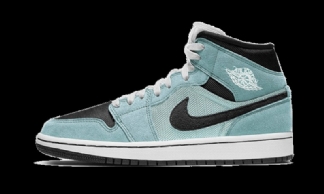 Air Jordan 1 Mid Aqua Blue Tint