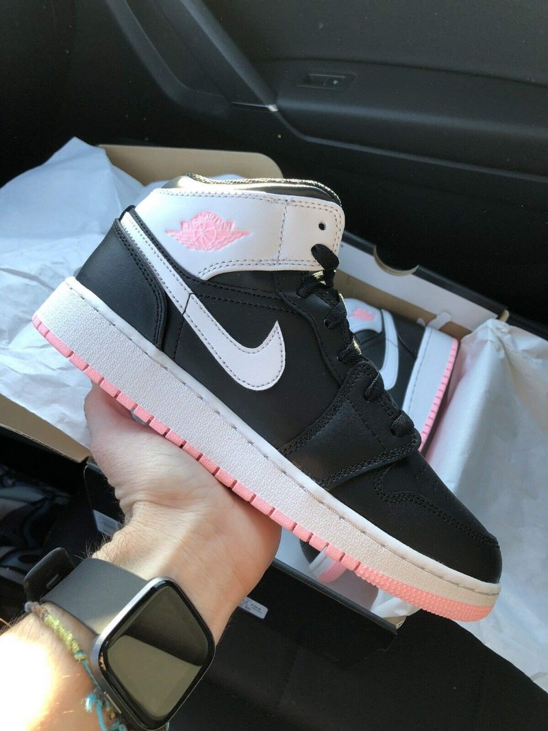 Air Jordan 1 Mid Arctic Pink Black