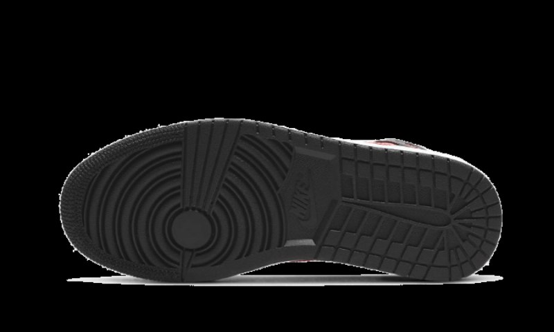 Air Jordan 1 Mid Black Siren Punainen