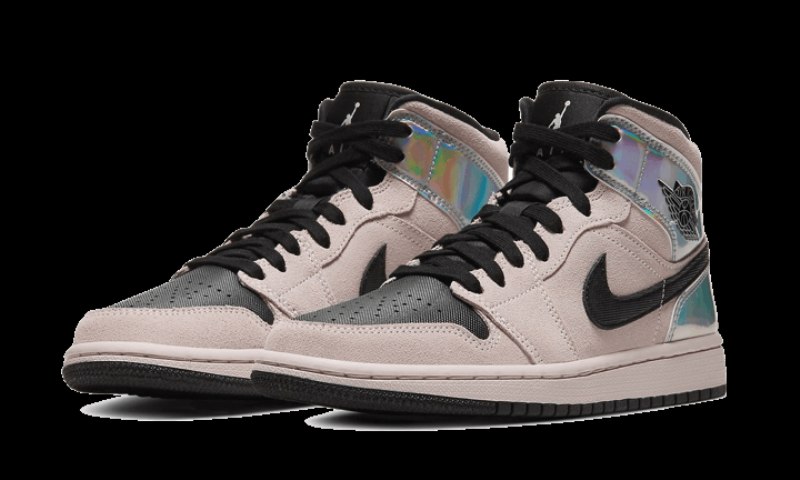 Air Jordan 1 Mid Dirty Powder Iridescent