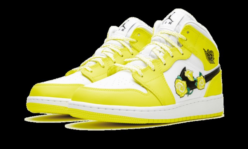 Air Jordan 1 Mid Dynamic Keltainen