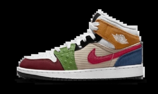 Air Jordan 1 Mid Gs Patchwork