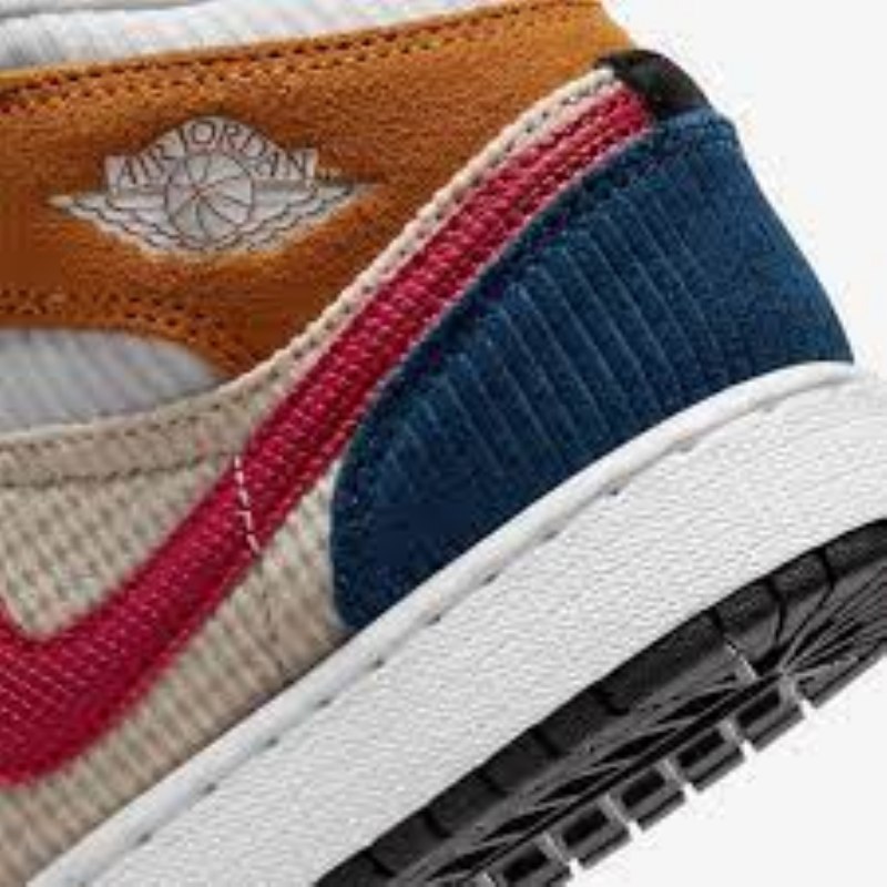 Air Jordan 1 Mid Gs Patchwork