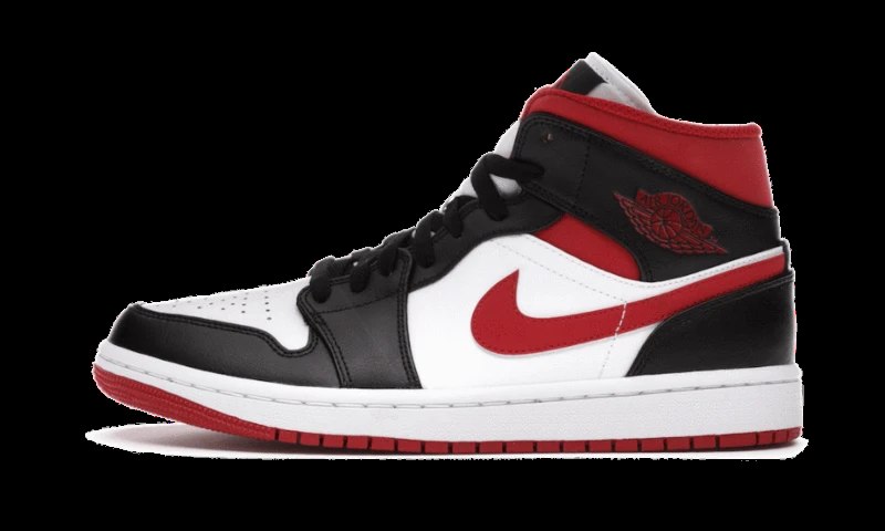 Air Jordan 1 Mid Gym Punainen Mustavalkoinen