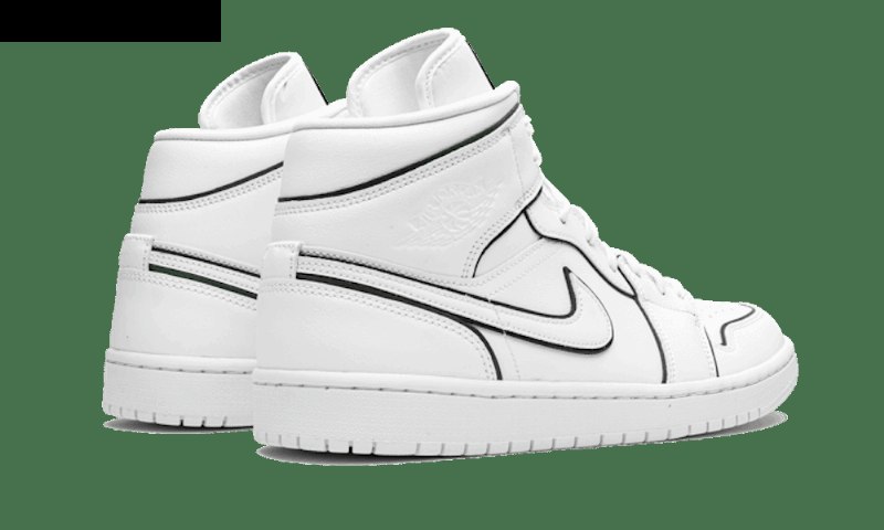 Air Jordan 1 Mid Iriscent Reflective White