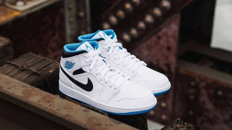 Air Jordan 1 Mid Laser Blue