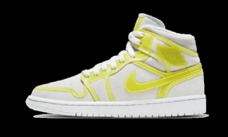 Air Jordan 1 Mid Lx Opti Keltainen