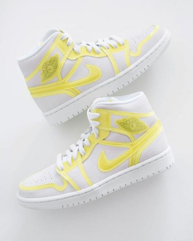 Air Jordan 1 Mid Lx Opti Keltainen