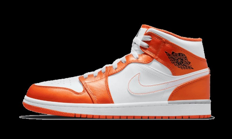 Air Jordan 1 Mid Metalli Oranssi