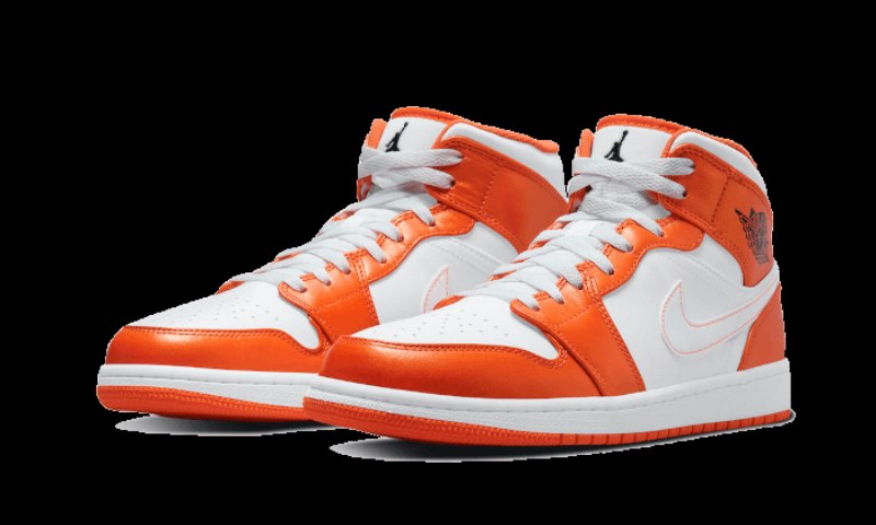 Air Jordan 1 Mid Metalli Oranssi