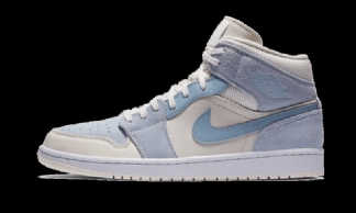 Air Jordan 1 Mid Mixed Tekstiurit Sininen