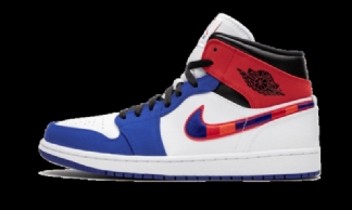 Air Jordan 1 Mid Multicolor Swoosh