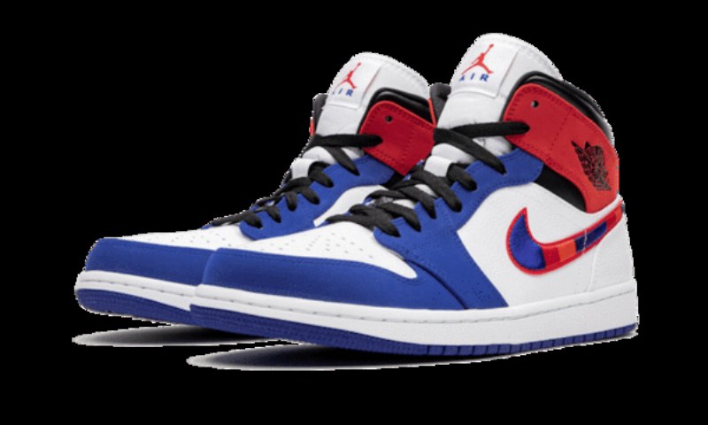 Air Jordan 1 Mid Multicolor Swoosh