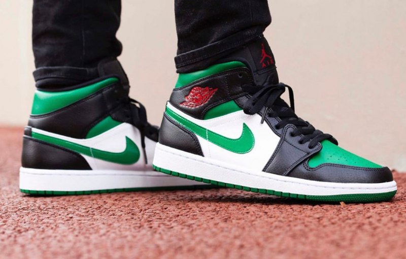 Air Jordan 1 Mid Pine Green
