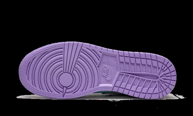 Air Jordan 1 Mid Purple Aqua
