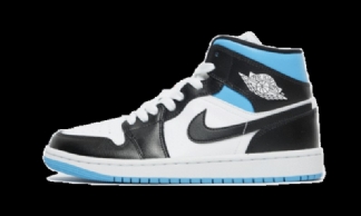 Air Jordan 1 Mid Royal Musta-sininen