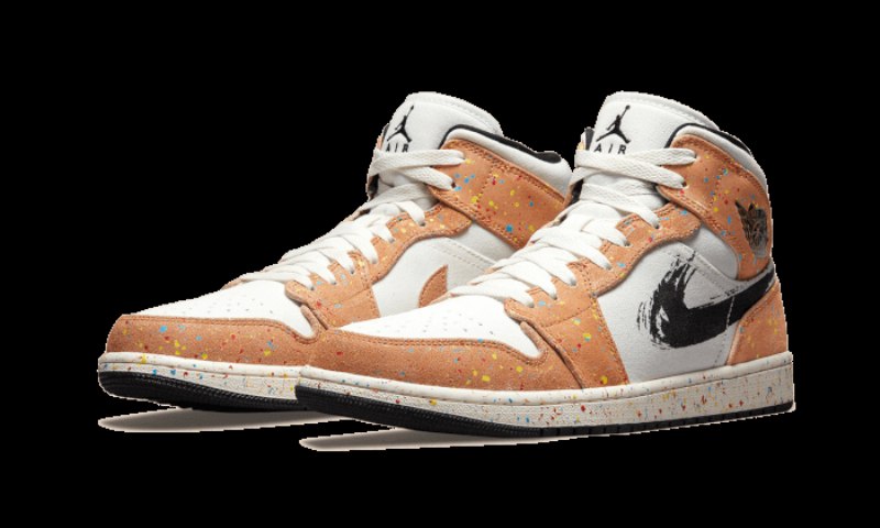 Air Jordan 1 Mid Se Brushstroke